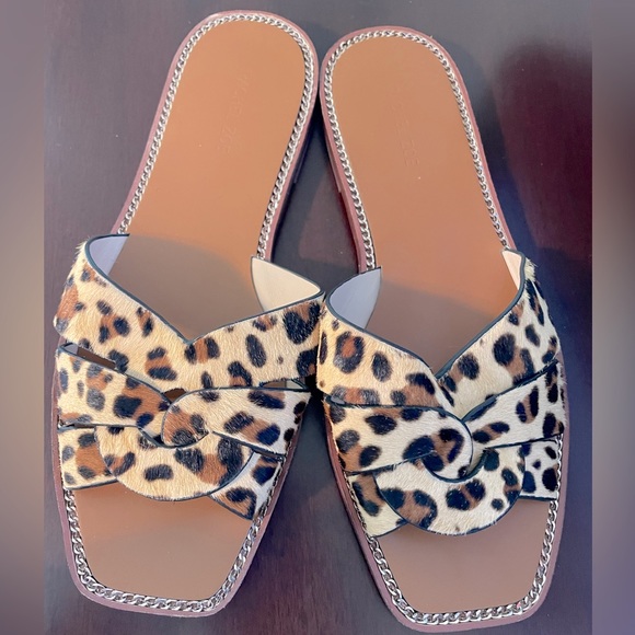 Rachel Zoe Shoes - Rachel Zoe Animal Print Slides, size 7.5